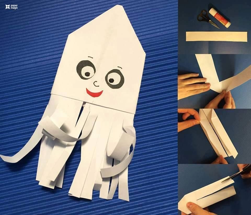 Поделки из серой бумаги