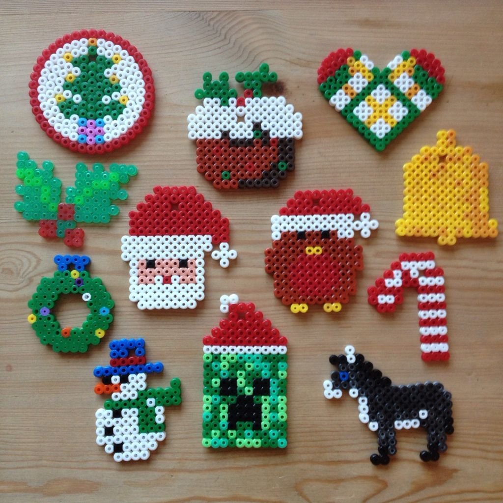 Pyssla новогодние игрушки