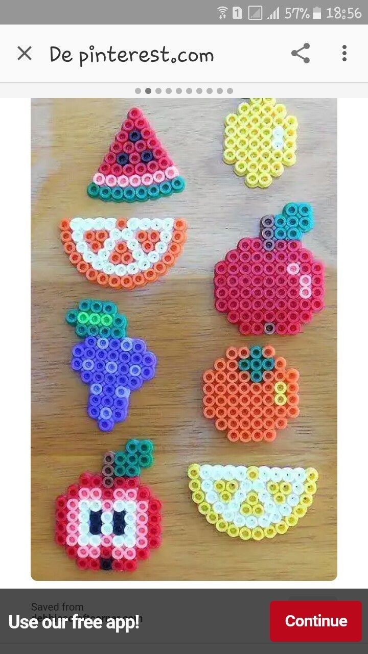 Фигурки из термомозайки