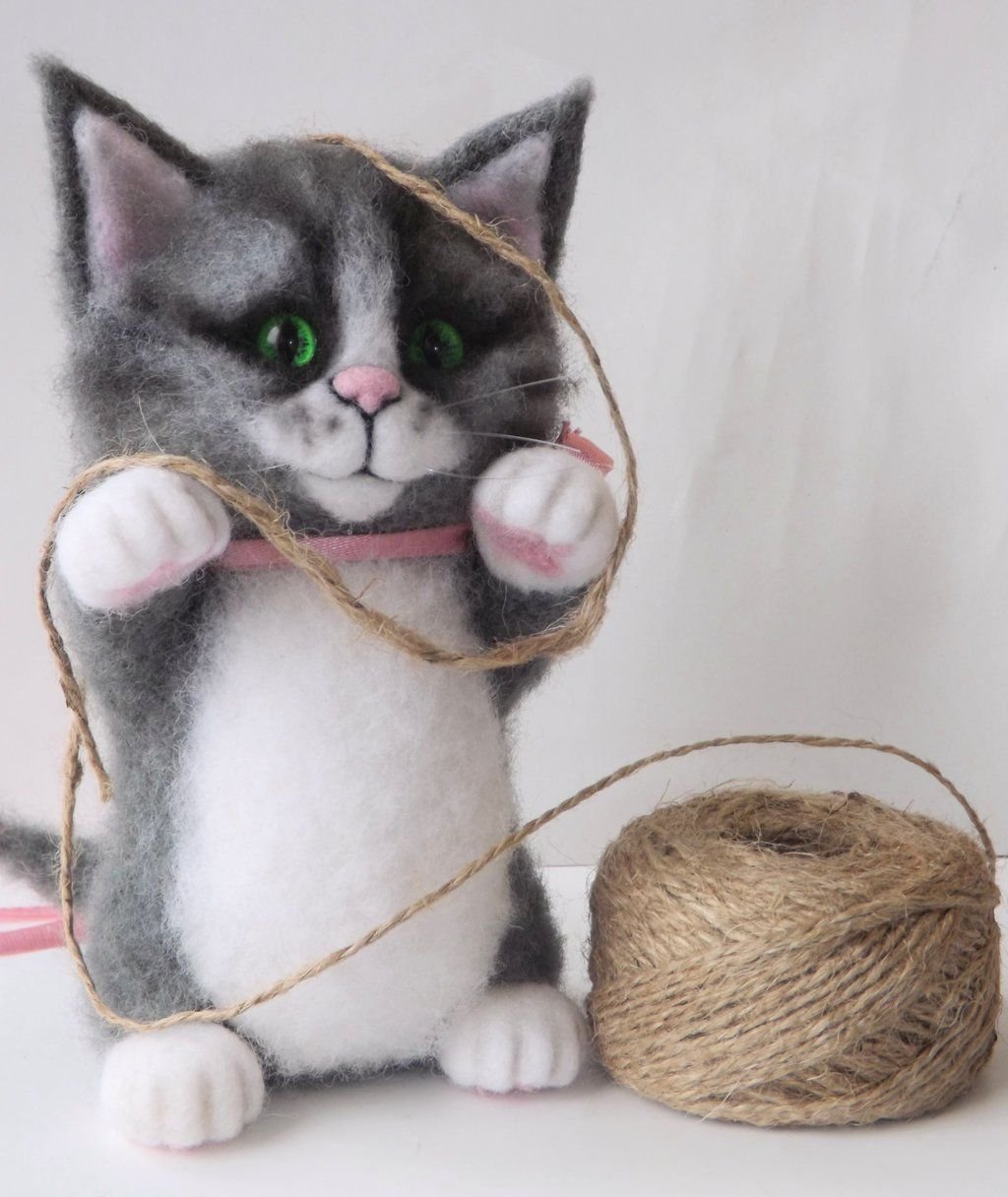 Котик валяние
