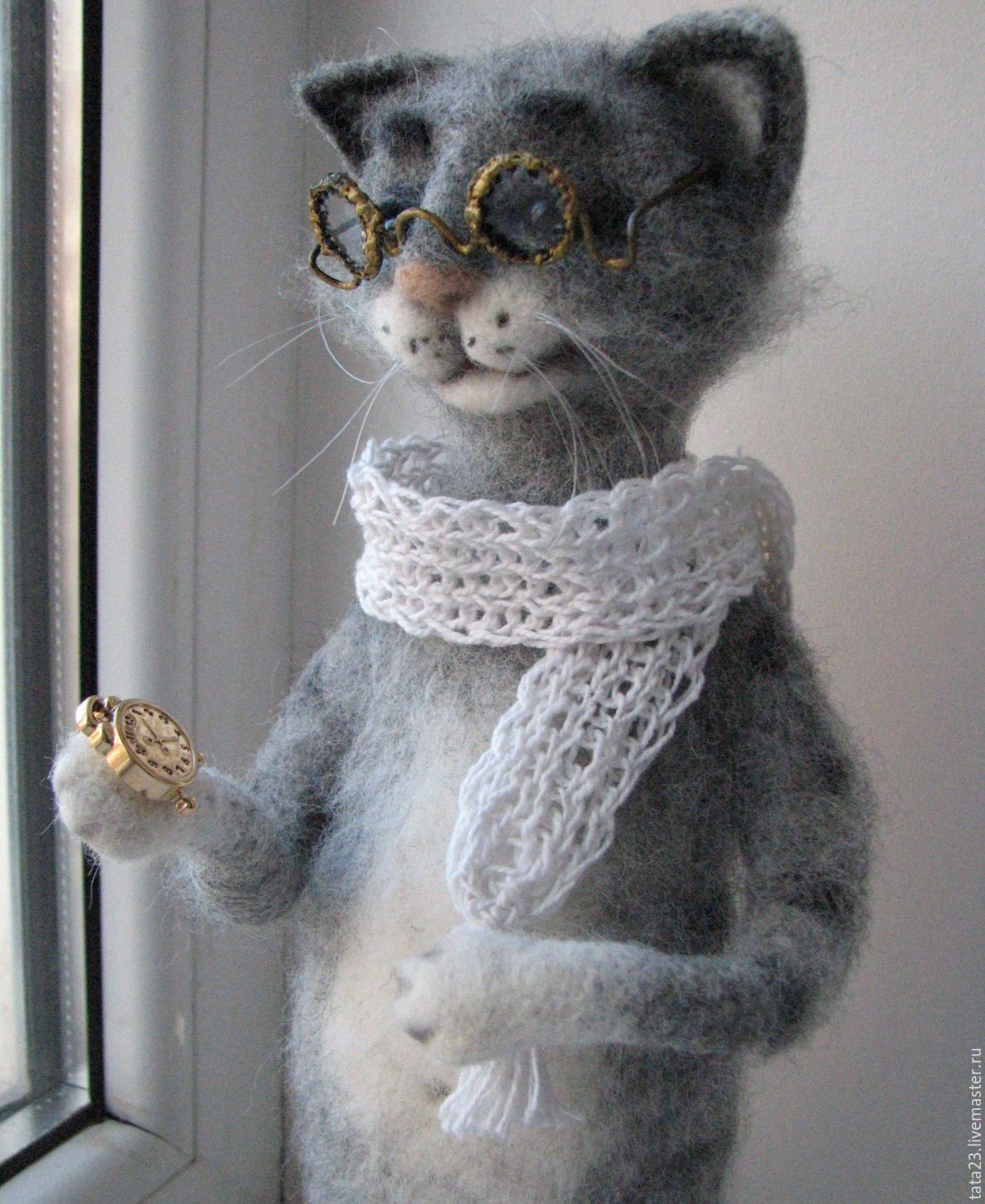 Авторская игрушка кот