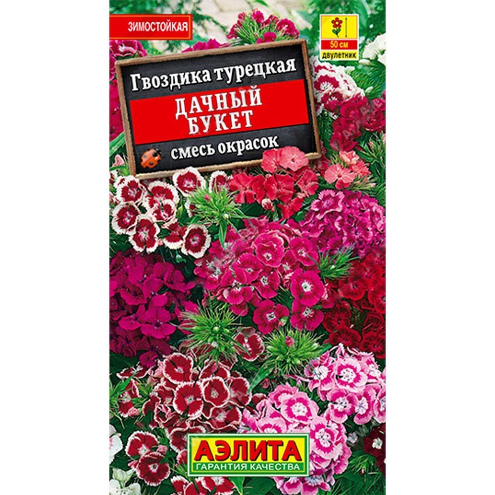 Гвоздика турецкая дачный букет,смесь
