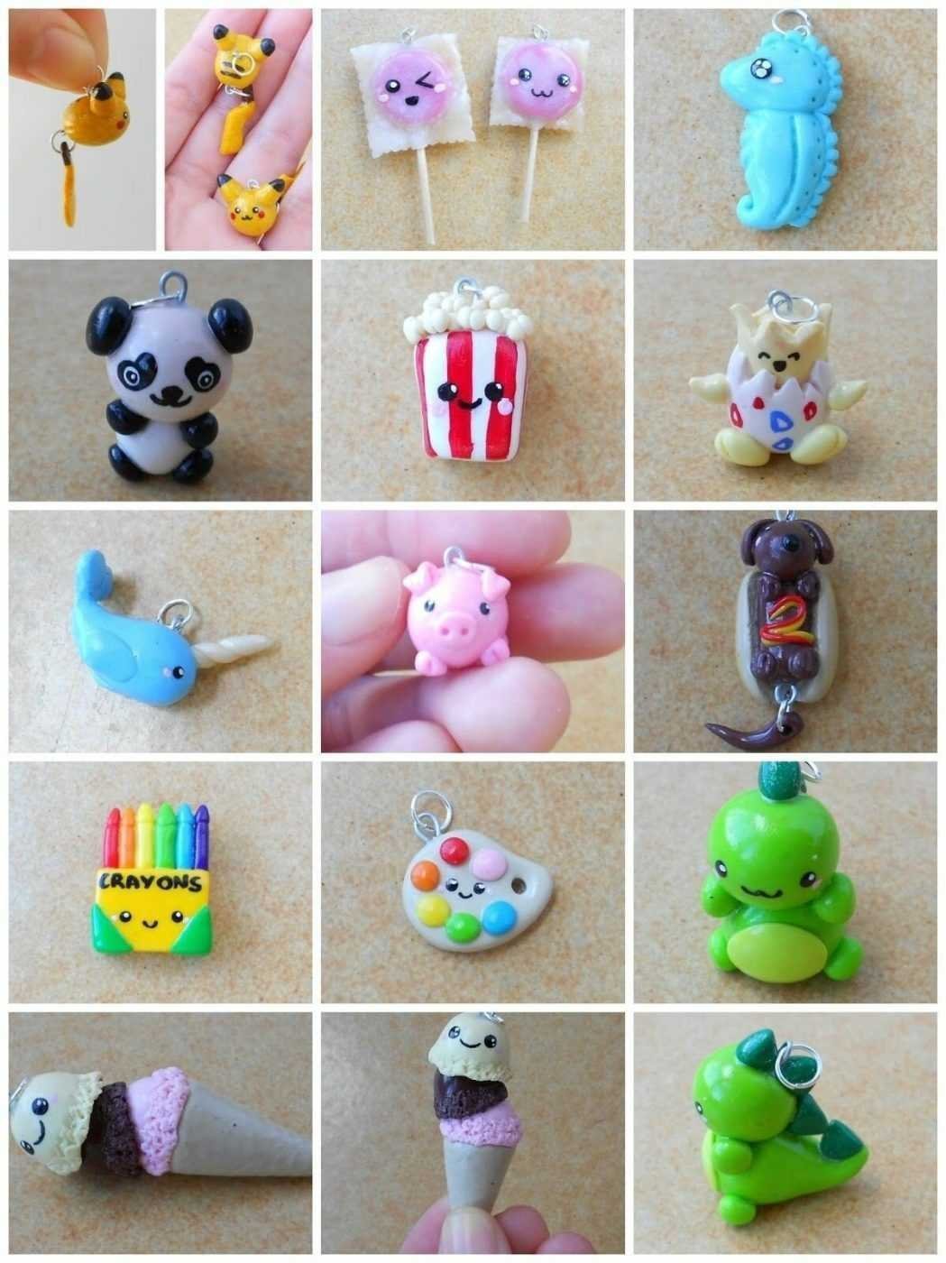 Фигурки из легкого пластилина