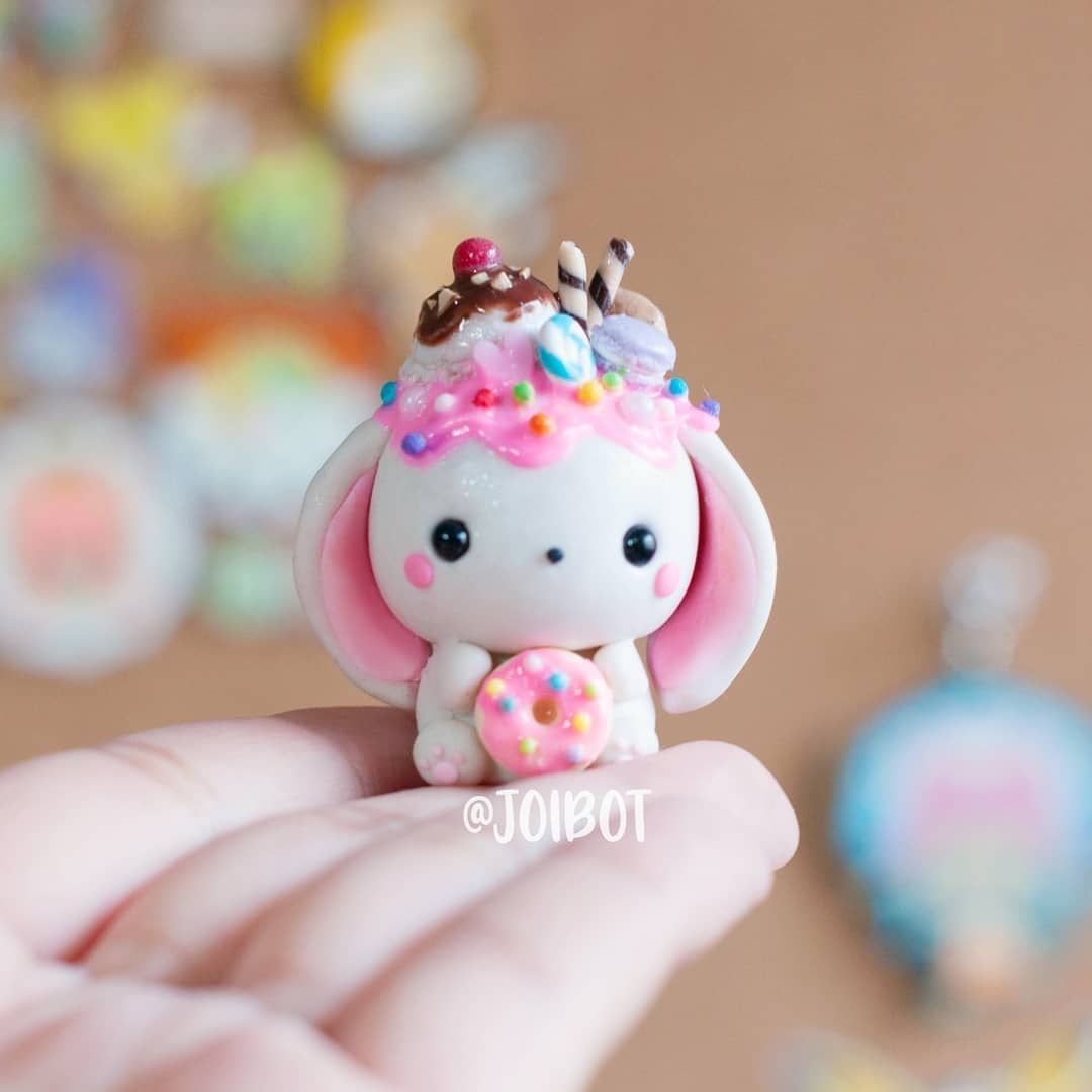 Каваи фигурки из глины