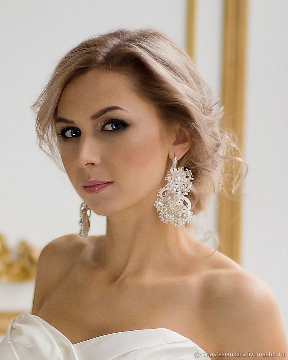 Серьги для невесты