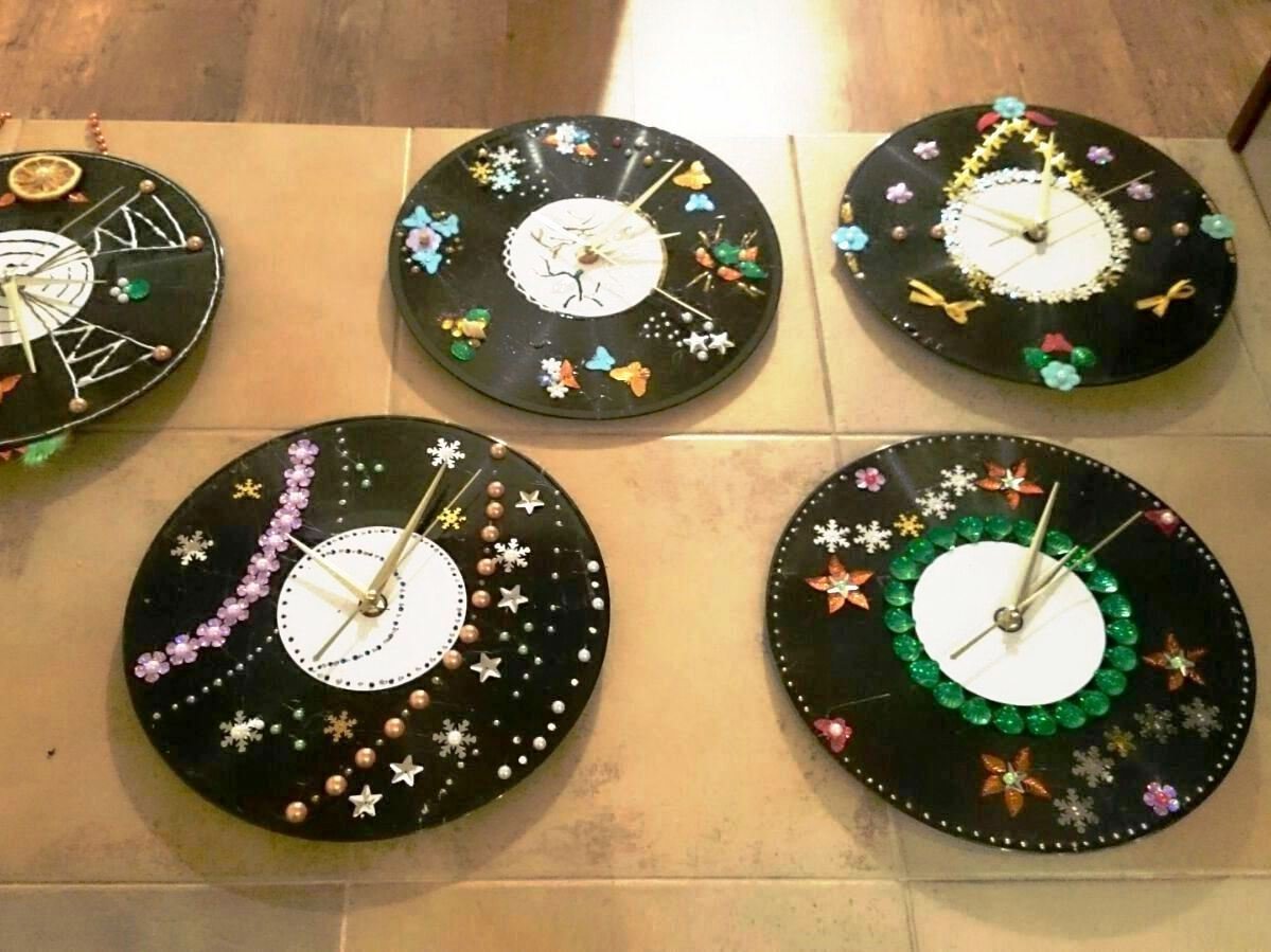 Поделки из пластинок