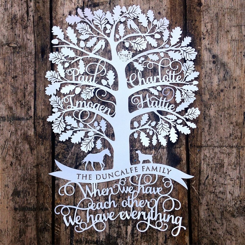 Papercut Tree