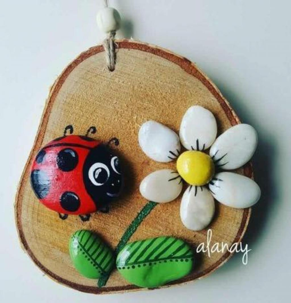 Поделки из камушек своими руками для детей