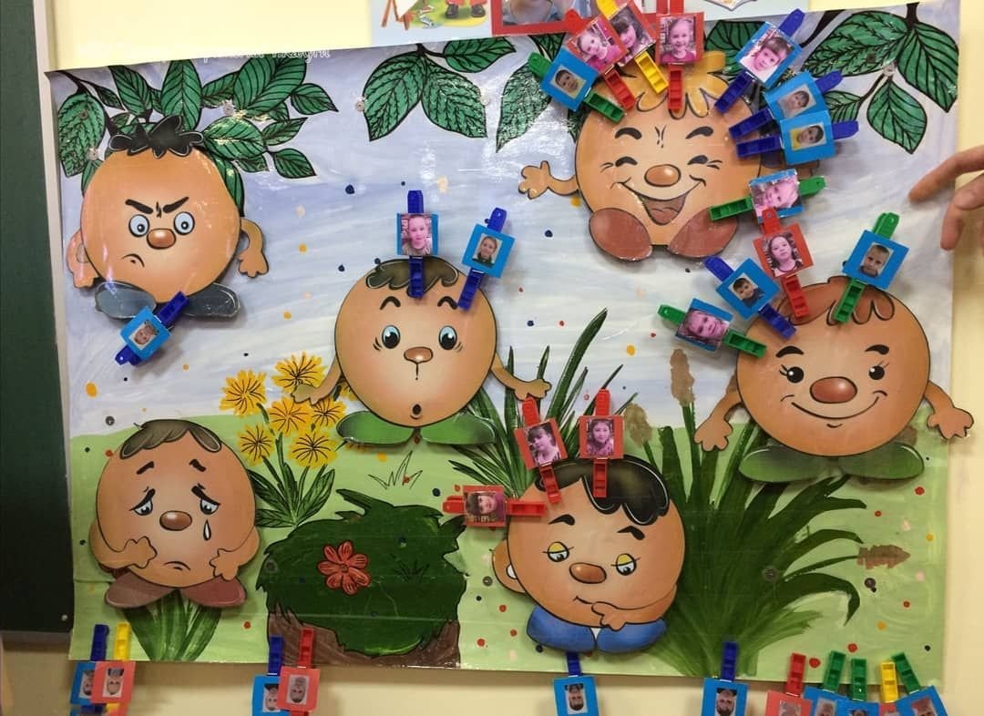 Панно настроение для детского сада