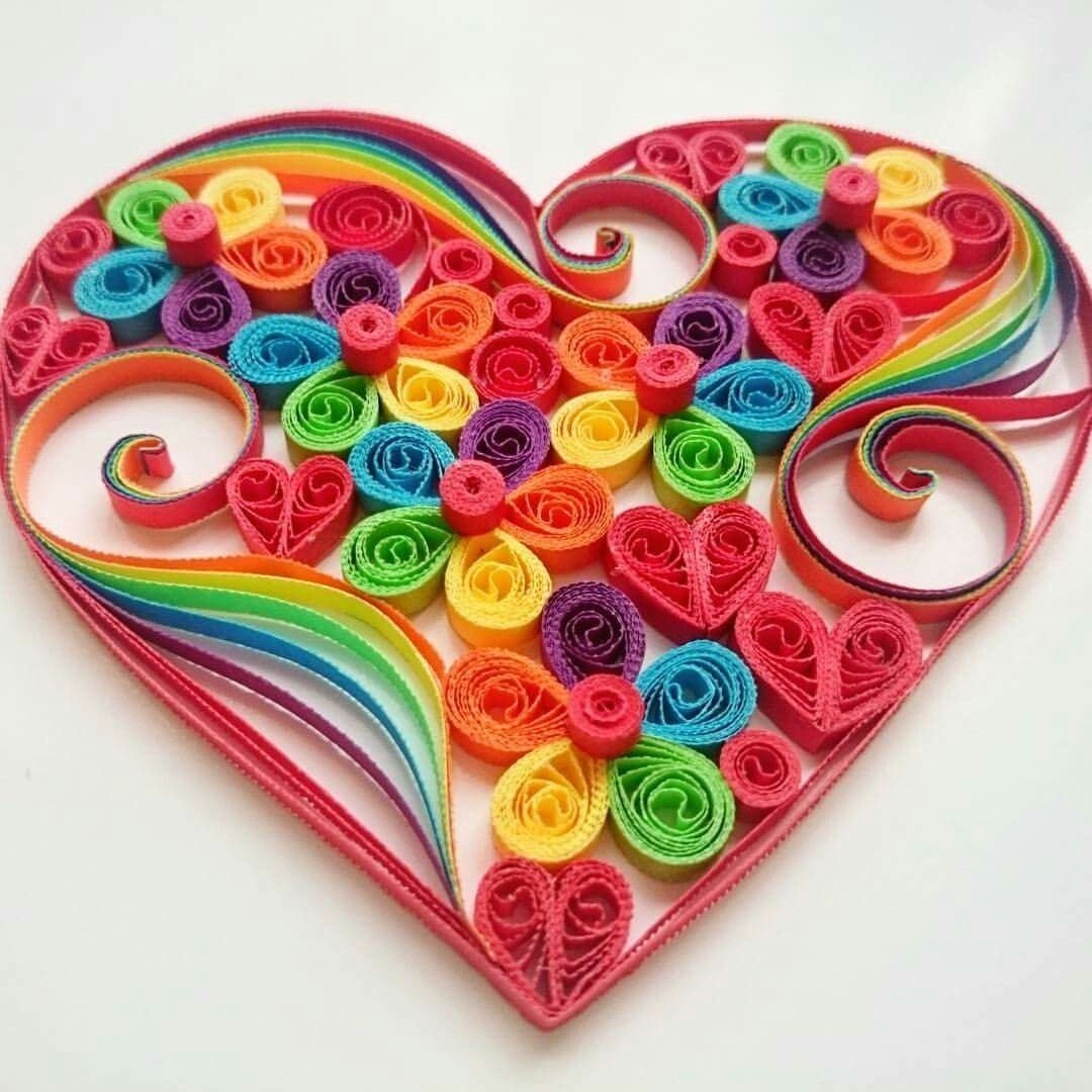 Сердце из квиллинга