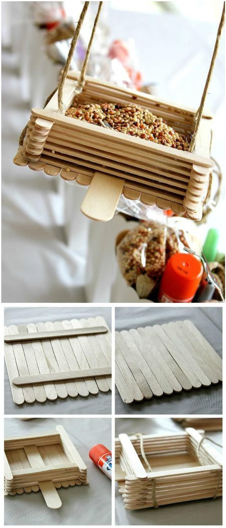 DIY из палочек для мороженого