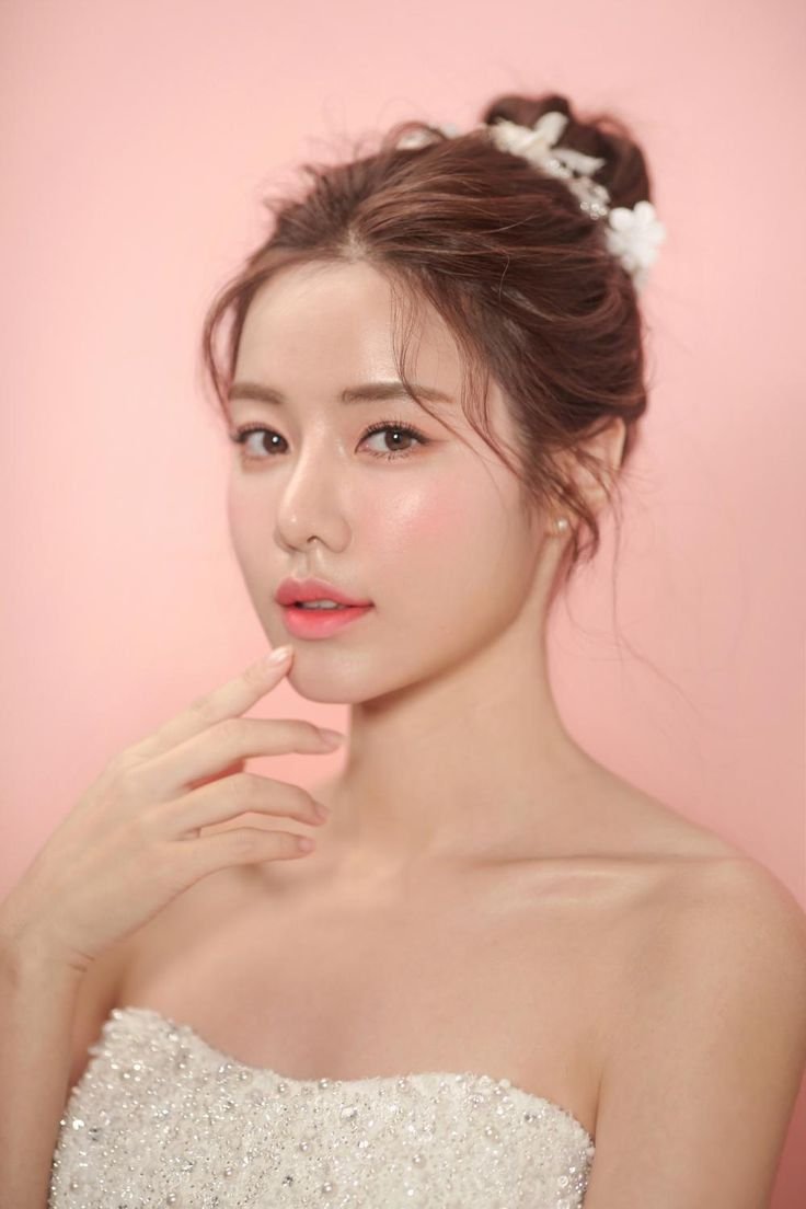 Корейский свадебный макияж
