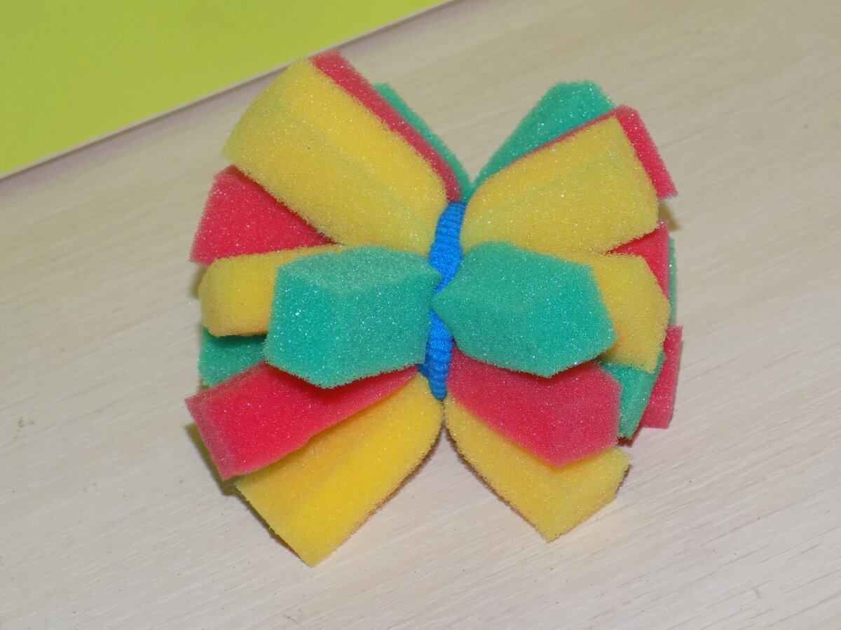 Поделки из поролоновых губок