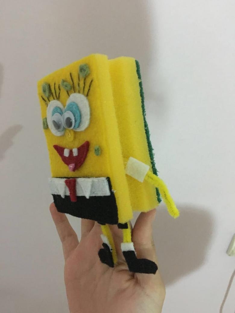 Губка Боб из губки