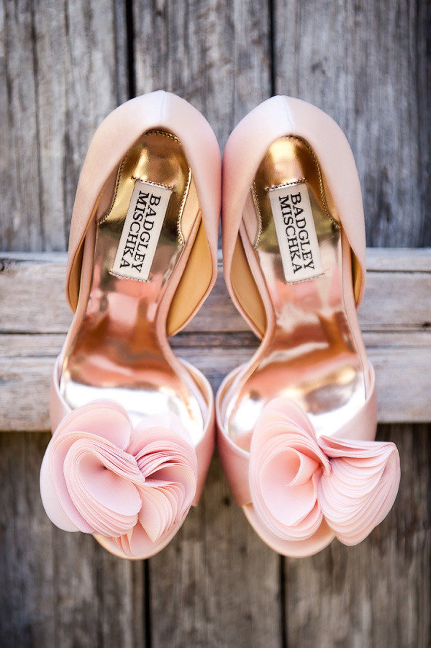Badgley Mischka Bridal Shoes Pink