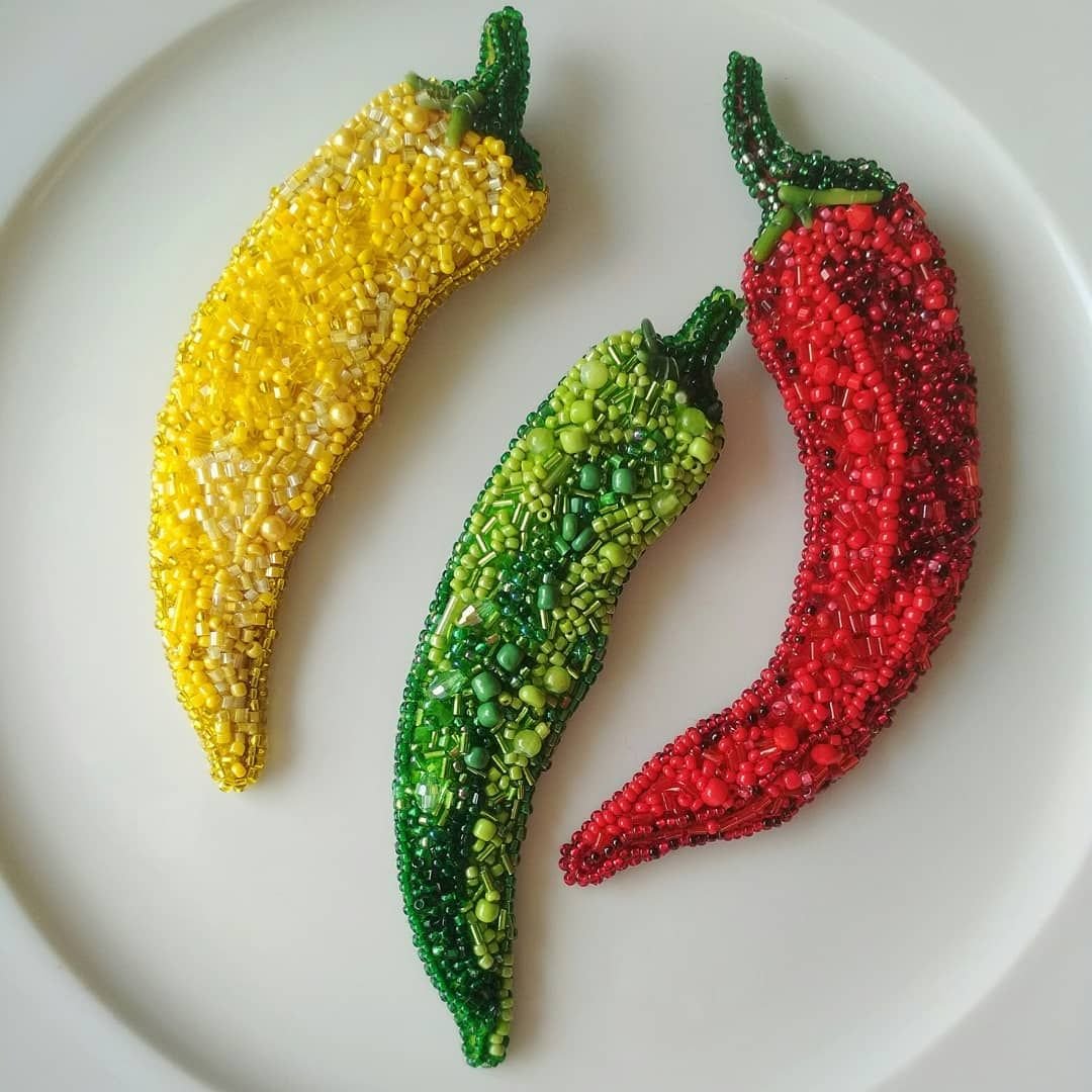 Перец Чили из бисера