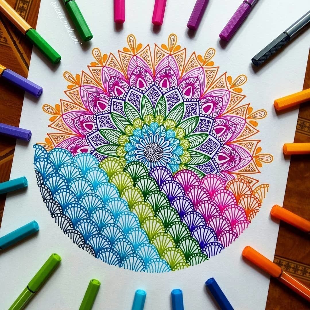 Рисунки фломастерами