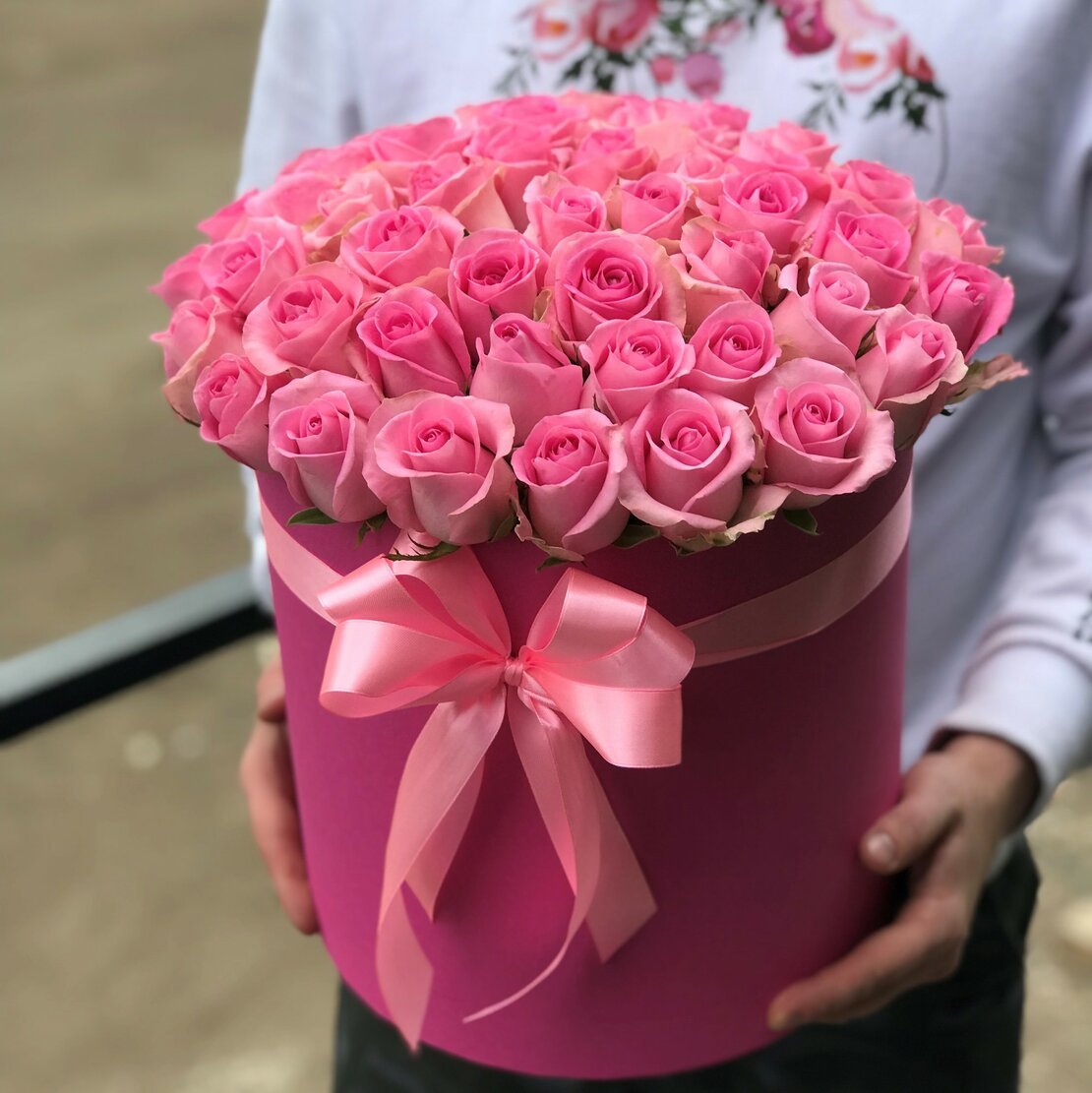 51 Роза в шляпной коробке