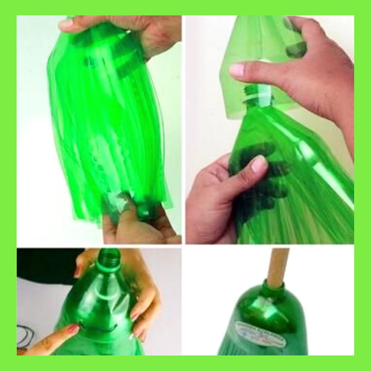 Легкие поделки из бутылки