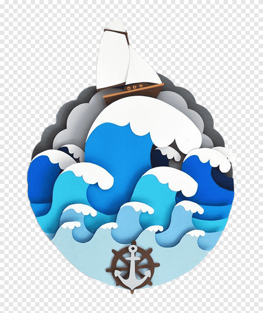 Аппликация на морскую тему