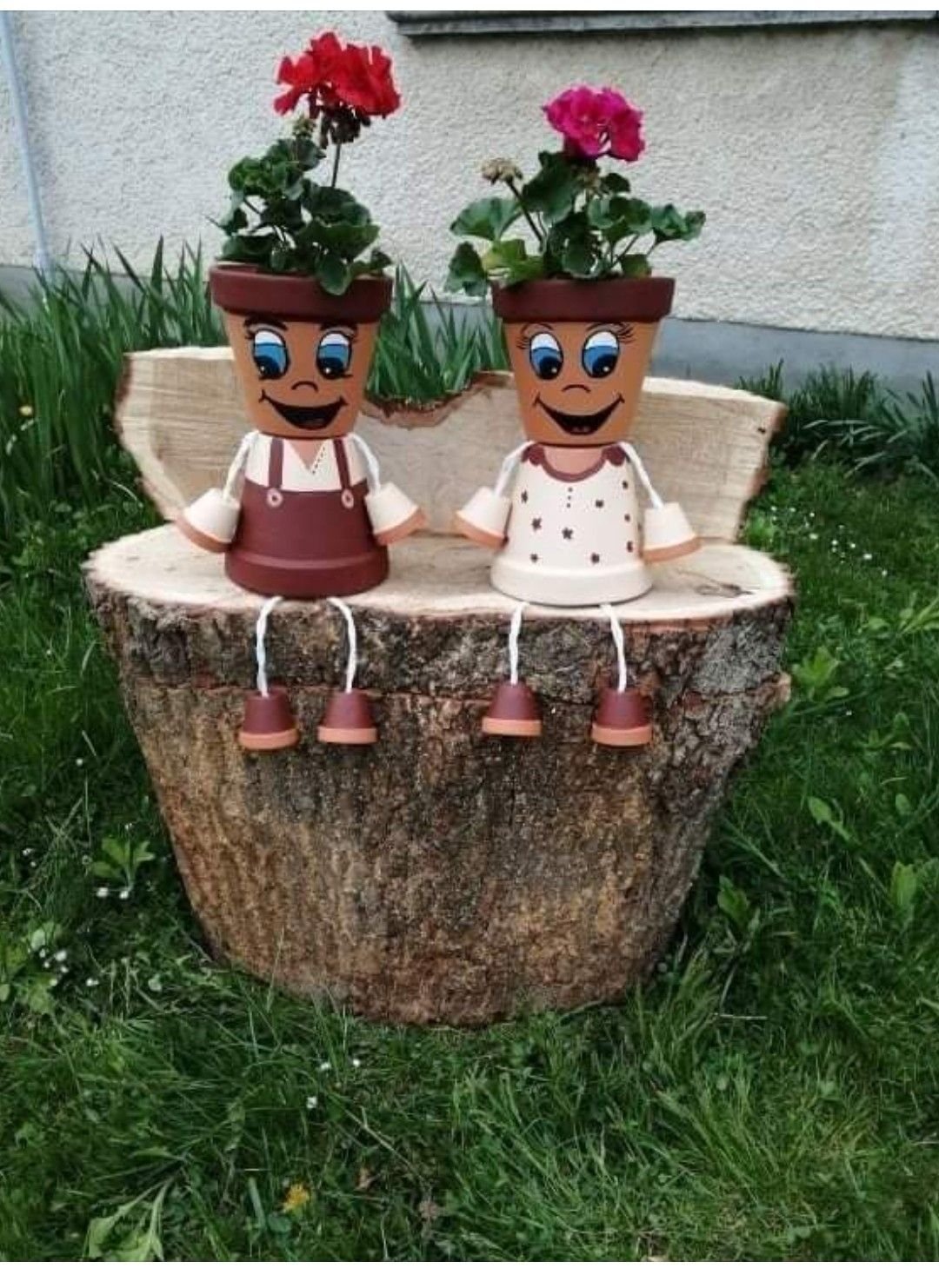 Человечки из горшочков