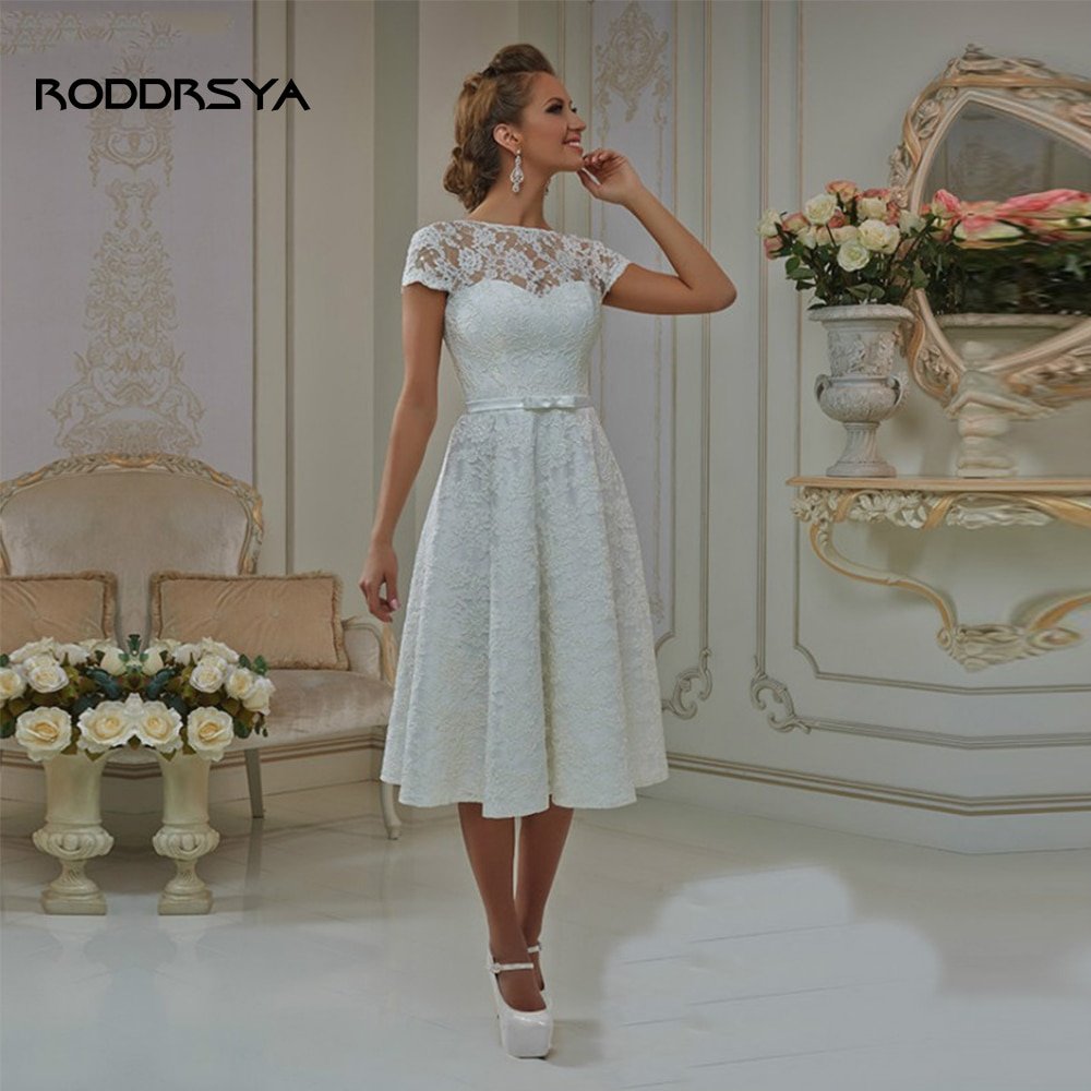 Свадебные платья короткие