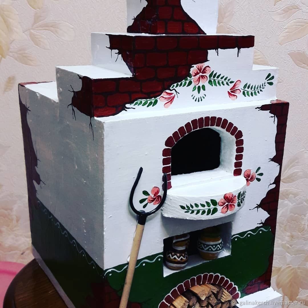 Русская печь из коробок