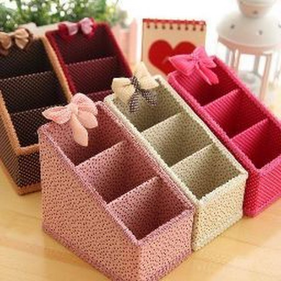 Коробочки для мелочей картонные