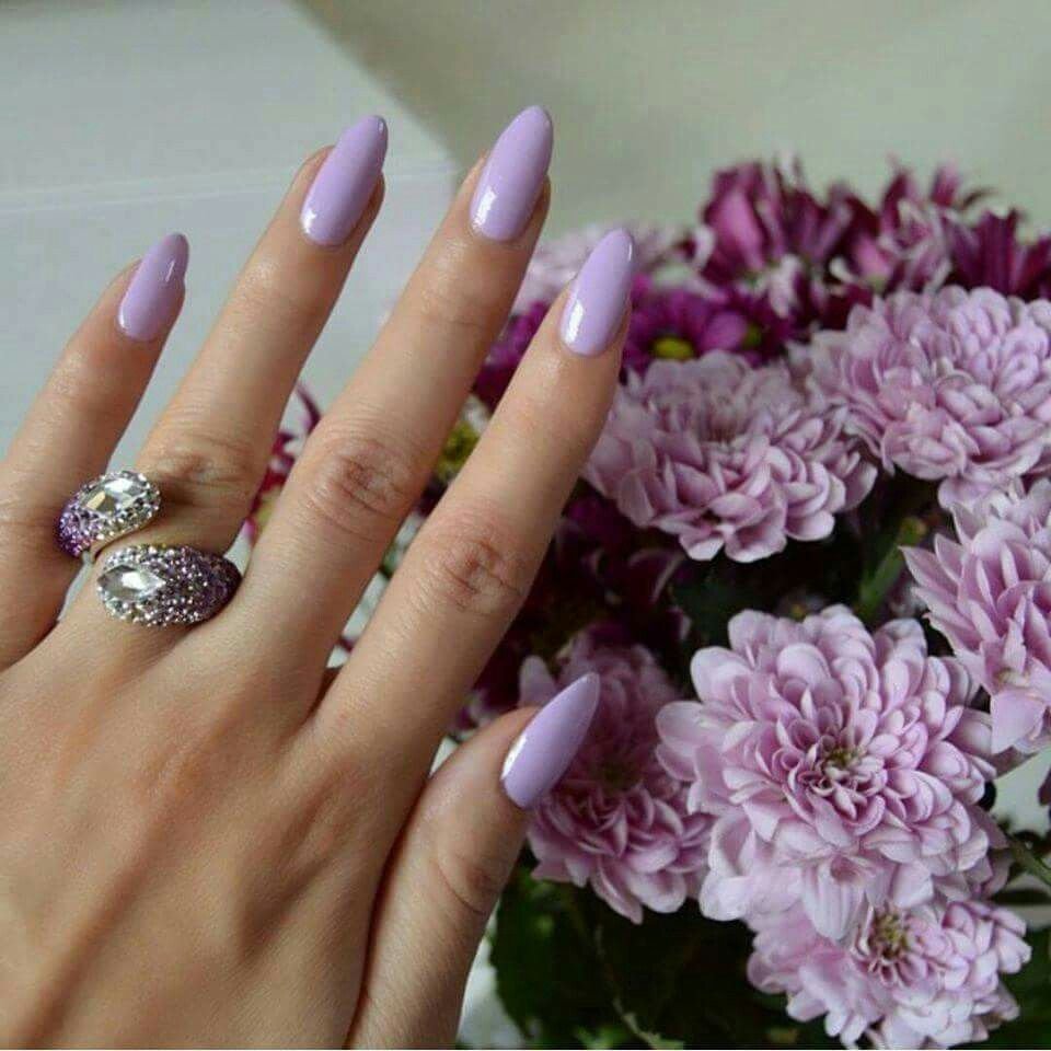 Лавандовый френч миндаль