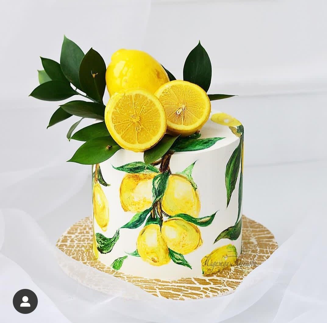 Торт с лимоном