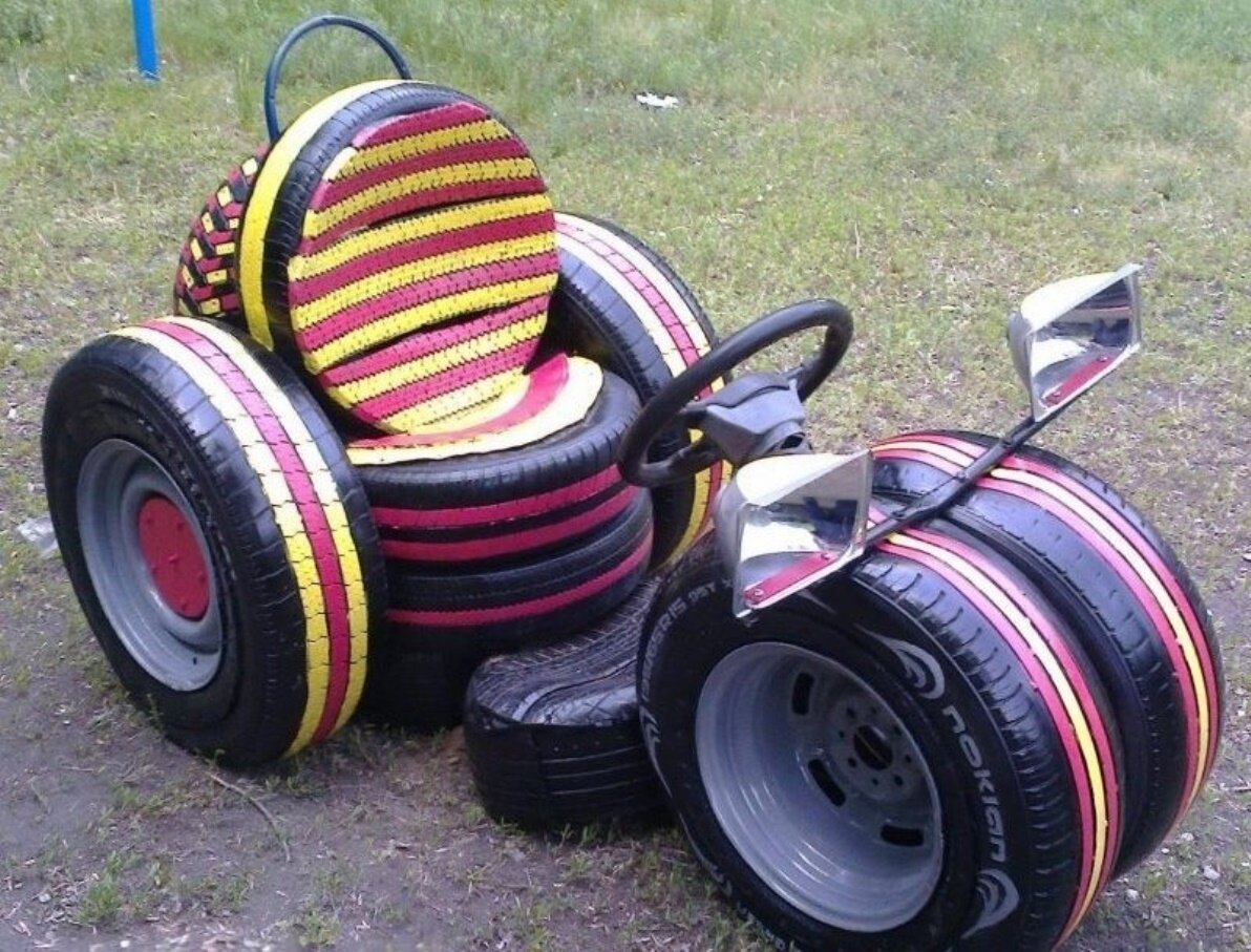 Изделия из автопокрышек