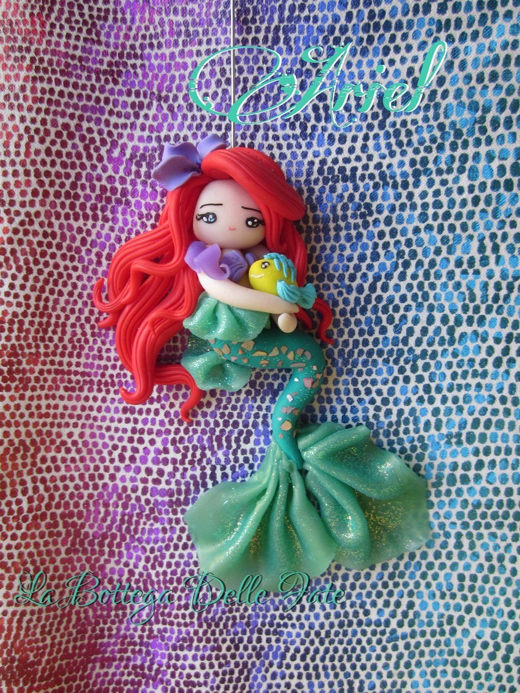 Русалочка Ариель из пластилина