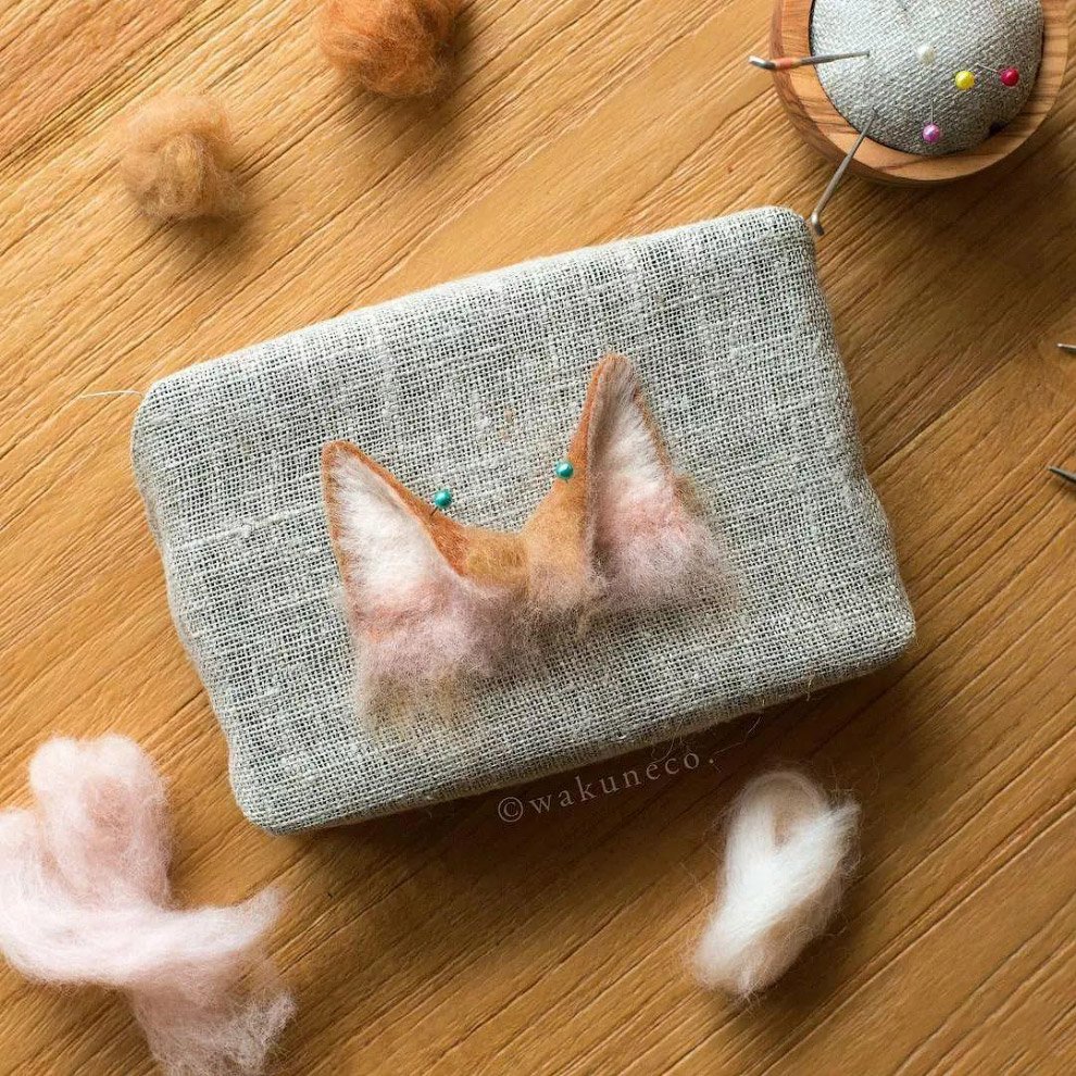 Валяние из шерсти кошки