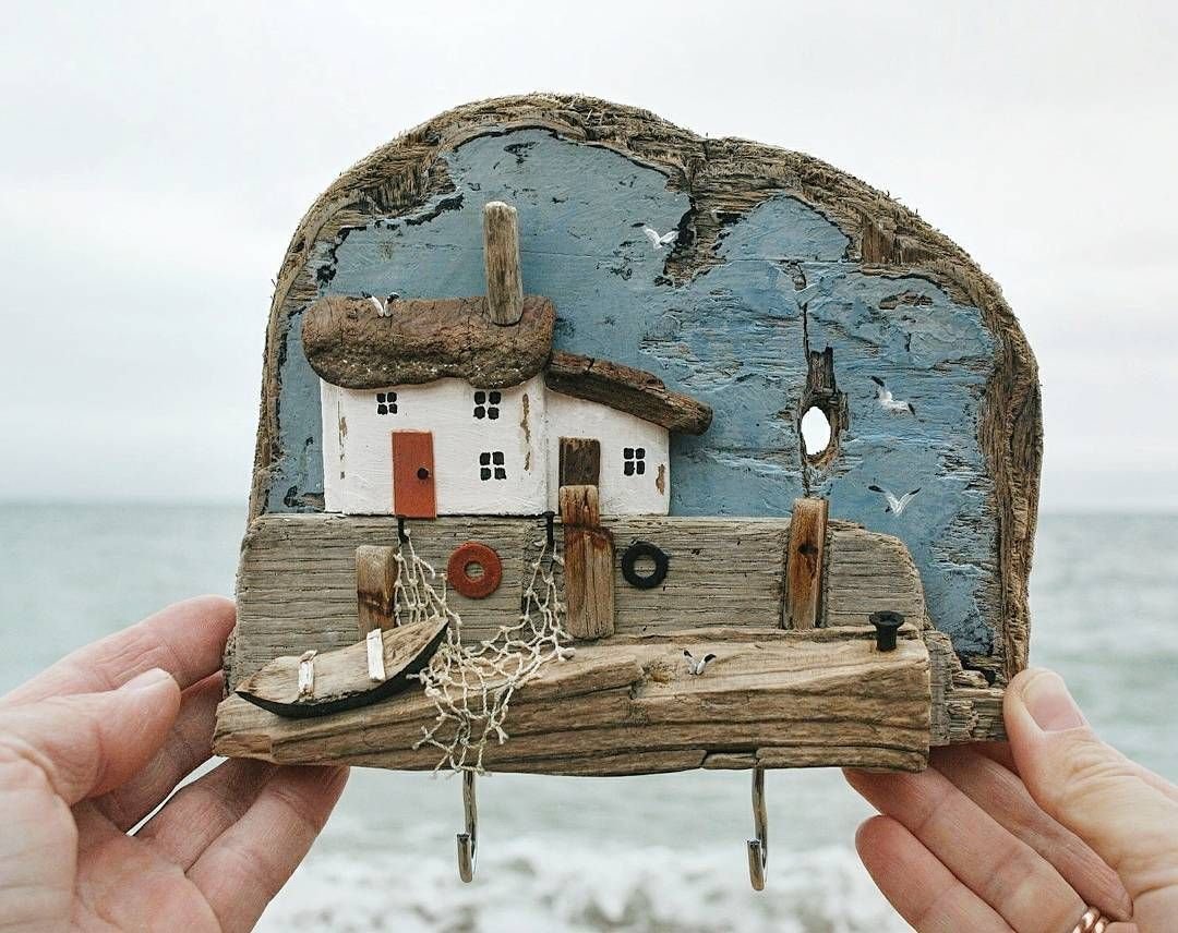 Домики из морских палочек