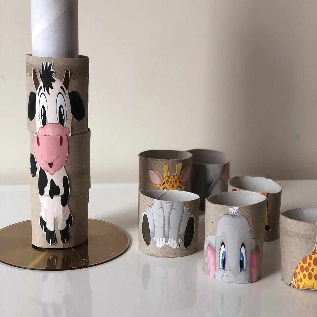 Корова из втулки