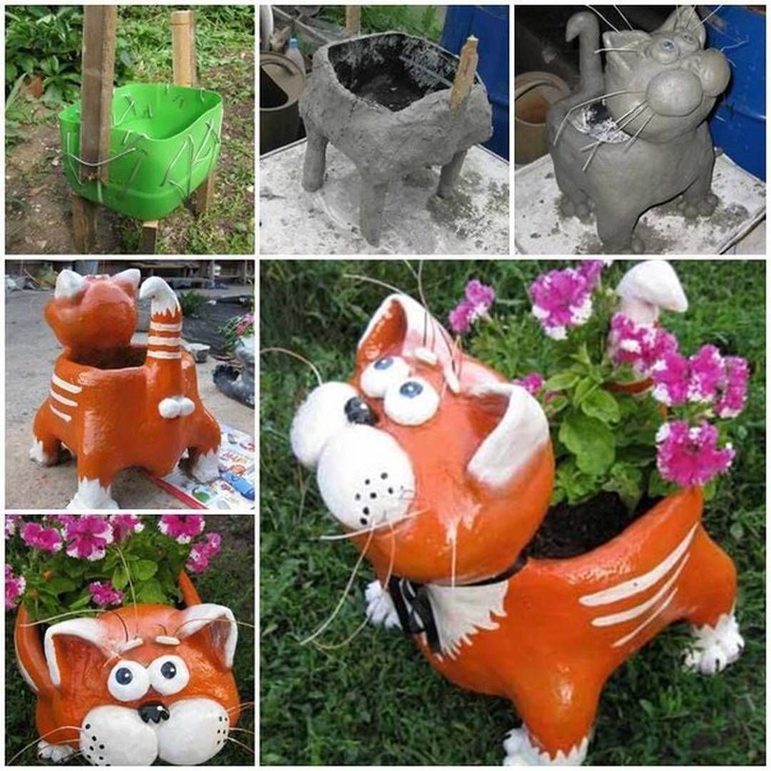 Декор для сада из пластика