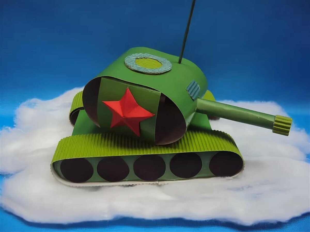 Танк из картона