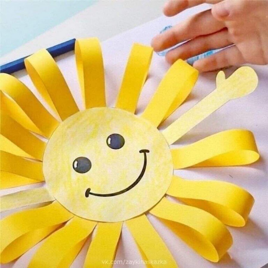 Аппликация солнышко