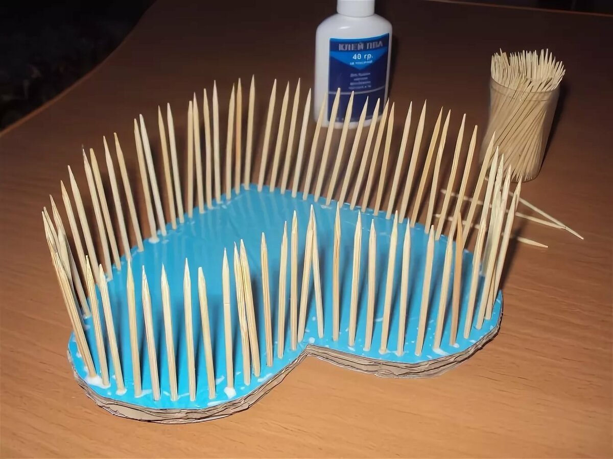 Поделки из зубочисток