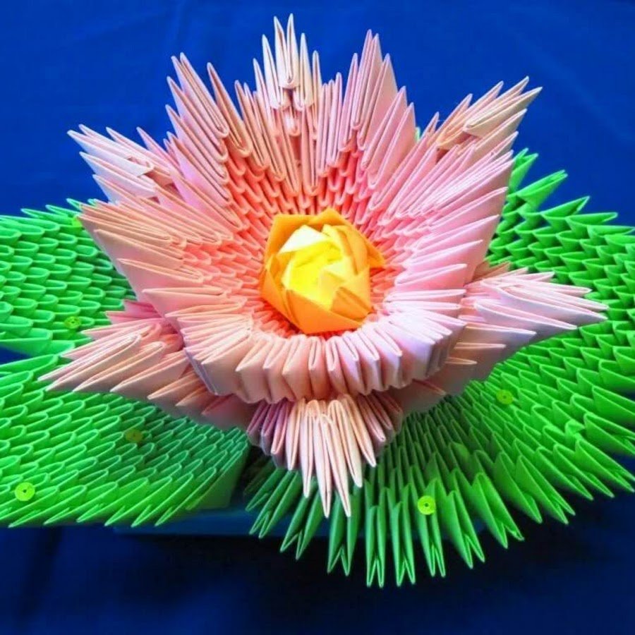 Модульное оригами из бумаги
