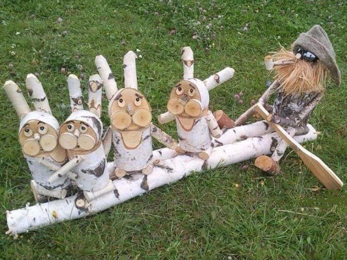 Поделки из бревен
