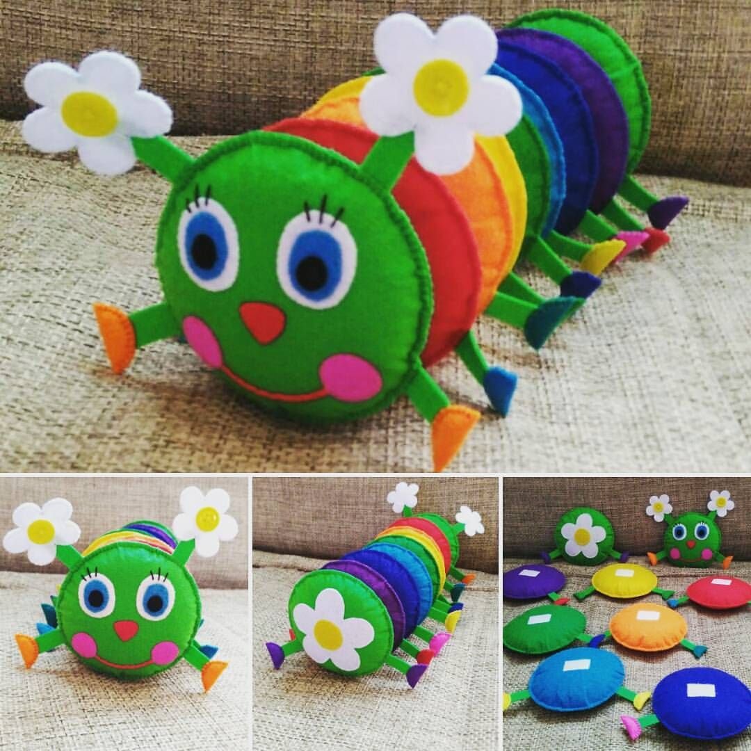 Развивающие игрушки из фетра
