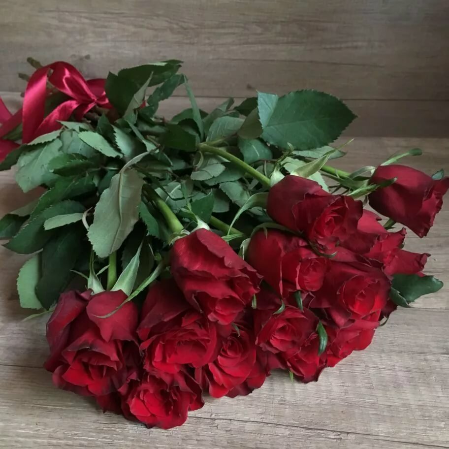 Букет роз домашние