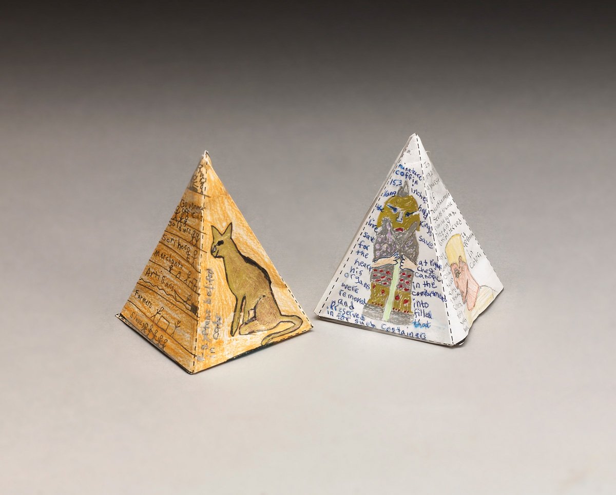 Поделка египетская пирамида