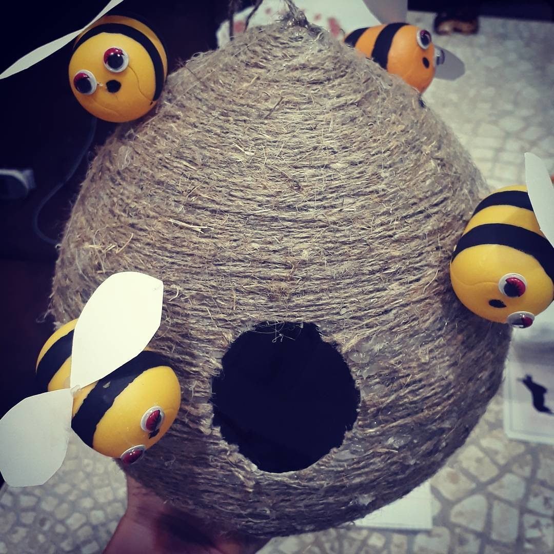 Улей из лимона поделка