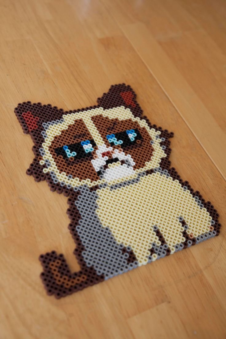 Cat Perler Beads Hama Beads
