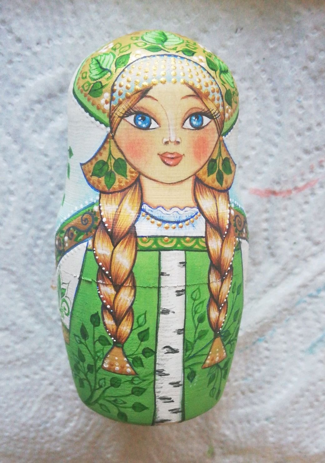 Матрешка с березой