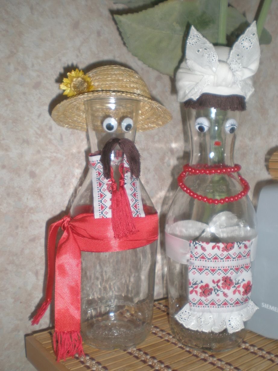 Куклы из пластиковых бутылок