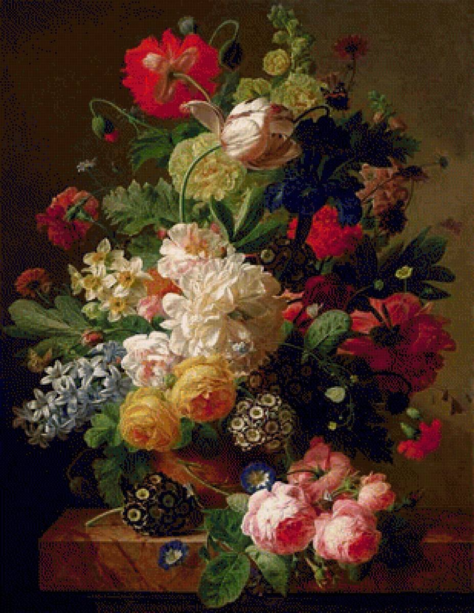 Натюрморт Paulus Theodorus van Brussel