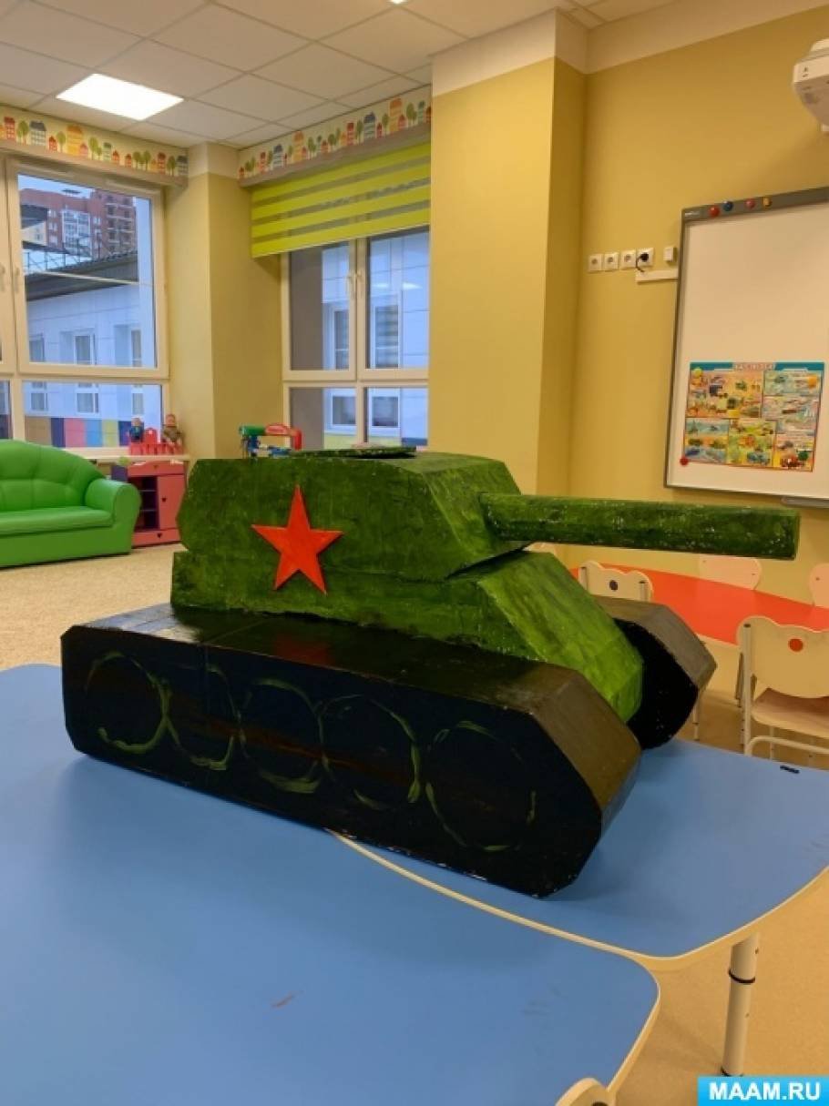 Танк из коробки